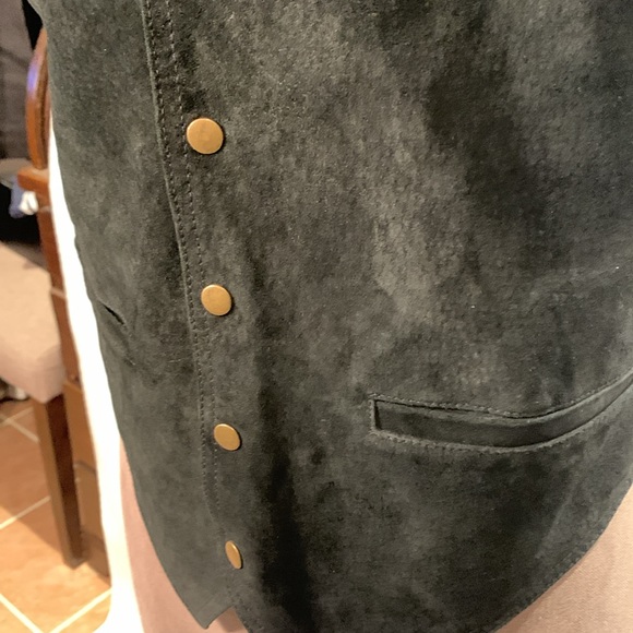 Vintage Stefano Man Authentic Suede Vest Size Medium - Picture 5 of 8